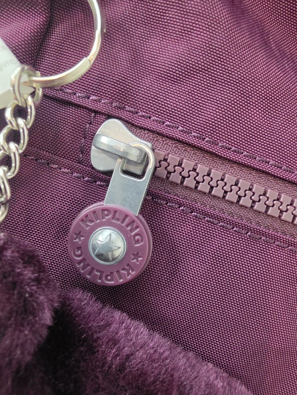 KIPLING Alenya Crossbody Bag in Dark Plum - Picture 7 of 13